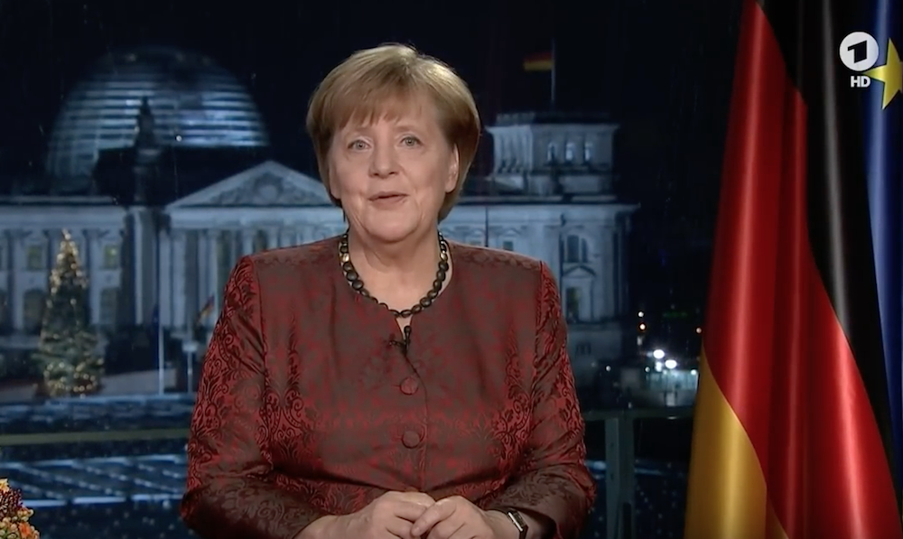 Neujahrsansprache von Angela Merkel