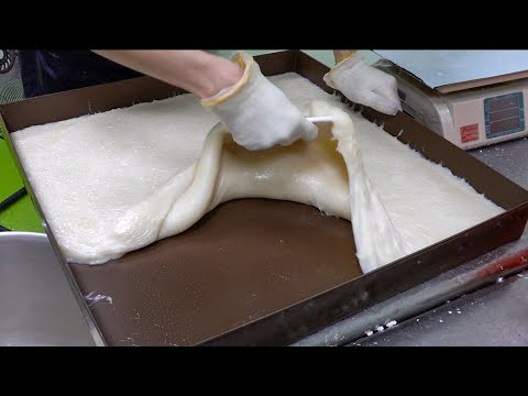 How Mochi Is Made / 麻糬製作 - Mochi Factory in Taiwan