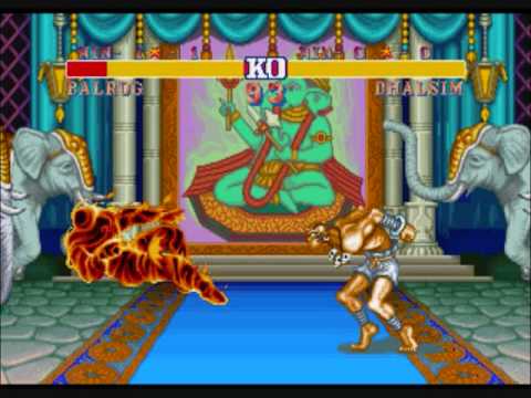 Street Fighter II-Dhalsim&#039;s Yoga Flame