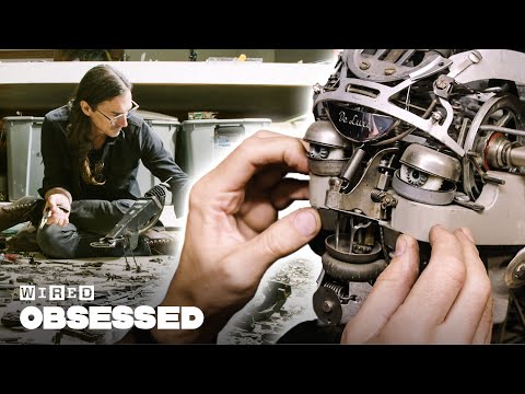 How This Guy Turns Typewriters into Lifelike Creatures | Obsessed | WIRED