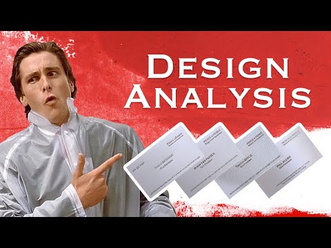 Design Crit: Business cards from American Psycho