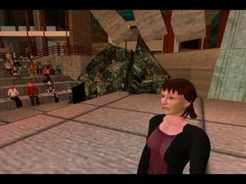 Virtual Suzanne Vega Sings &quot;Tom&#039;s Diner&quot; in Second Life