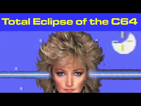 Viewing the 2024 Solar Eclipse with Commodore 64&#039;s 1984 Sky Travel