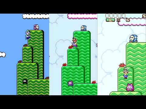 Super Mario Bros. 2 | NES vs SNES vs GBA | Side by Side Comparison
