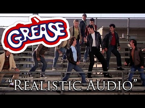 Grease Summer Nights with &quot;Realistic&quot; Audio - (No Music)