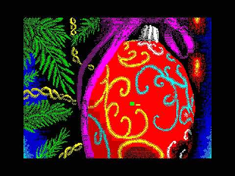 Koledy 2023 - Christmas demo by Polish ZX All Stars for ZX Spectrum. English scroll text