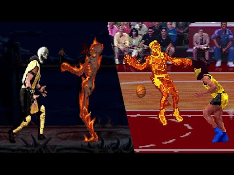 When Scorpion was in a basketball game