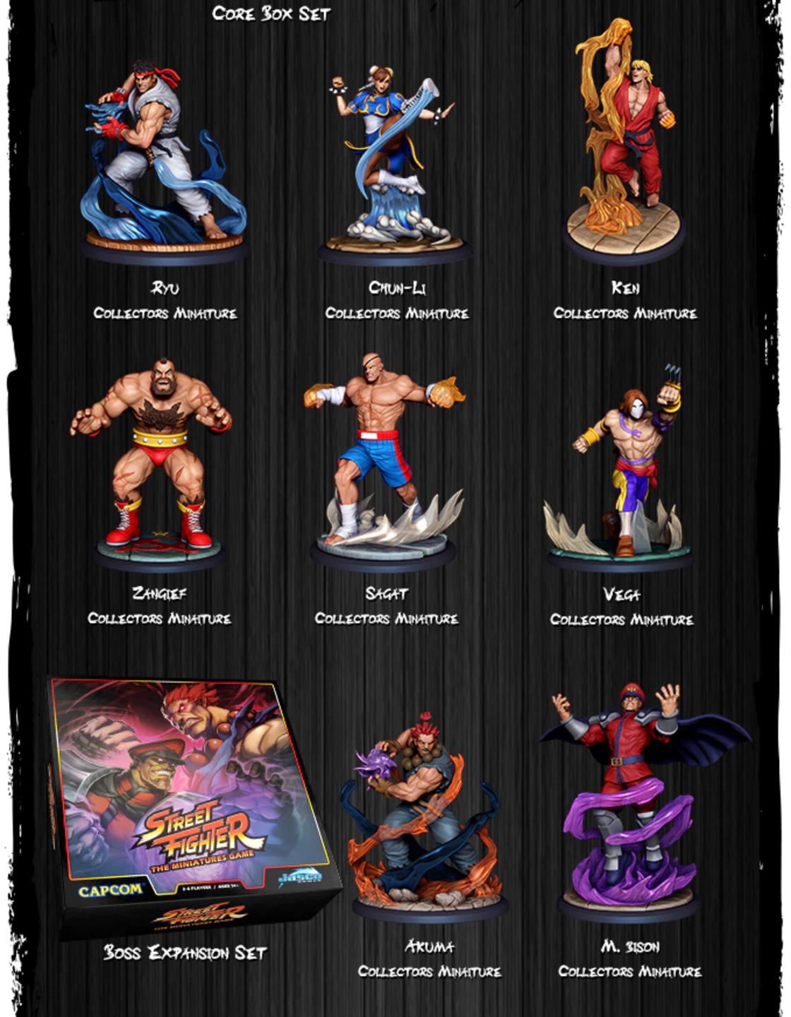 Street Fighter Miniatures Game: Boss Expansion