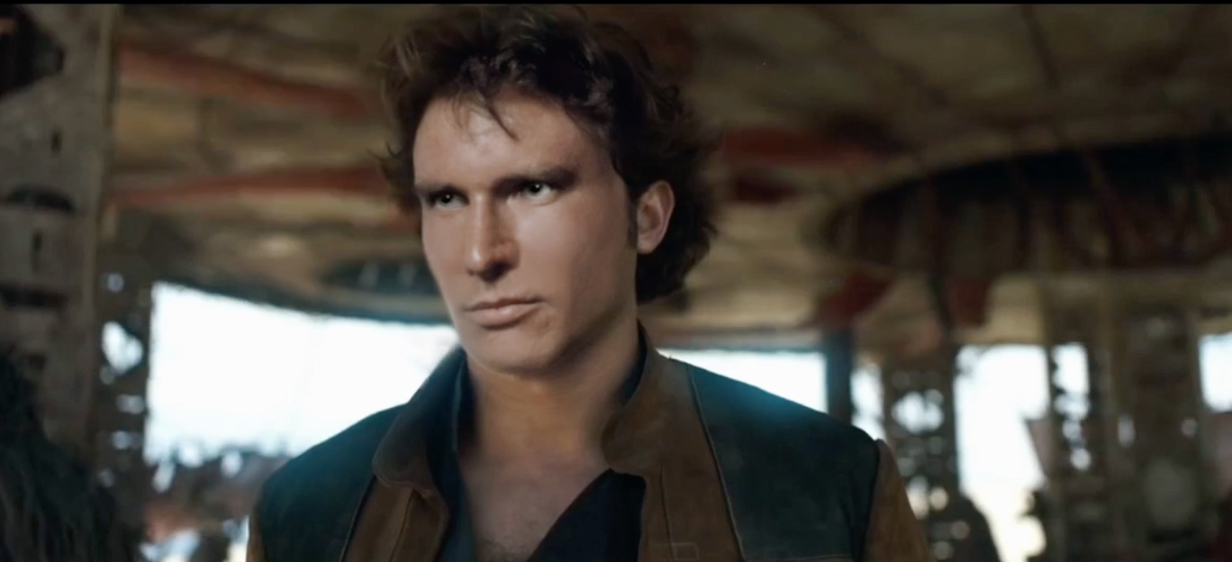 TRUE SOLO: Jemand hat Harrison Ford digital in den 'Solo' Trailer gebastelt