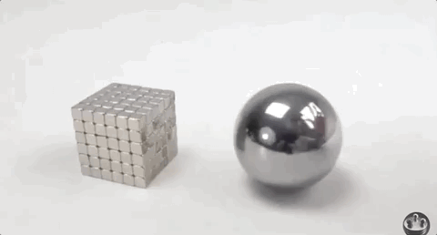 Slow-motion magnet collisions