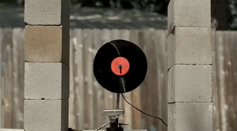 Shattering a Vinyl Record in Super Slow Motion