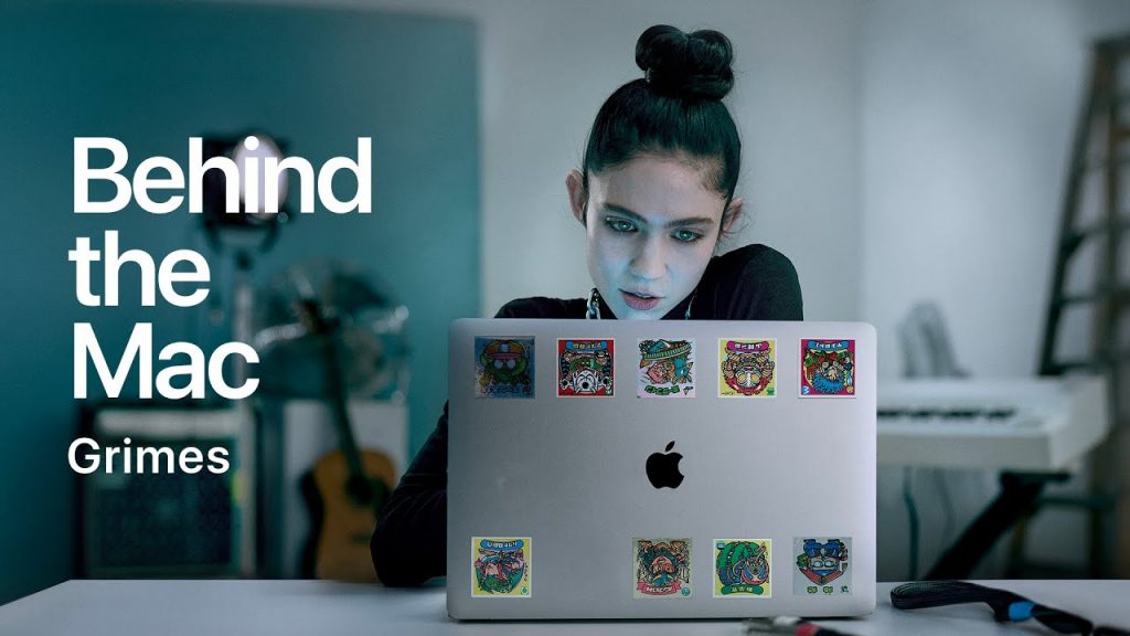 Grimes teased neuen Track in Apple Spot