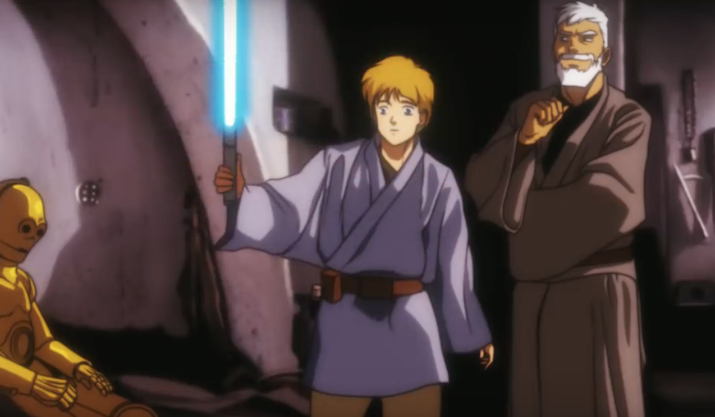 Großartiger Trailer im Anime Stil zu 'Star Wars: A New Hope