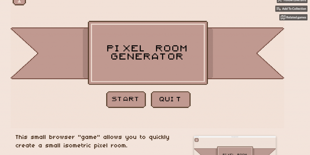 Pixel room generator
