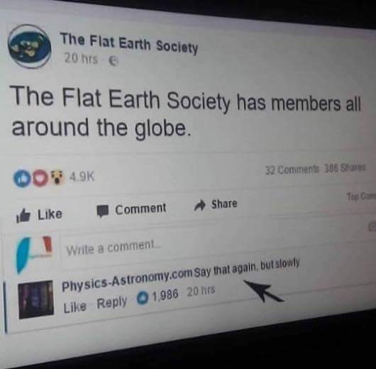 Ok Flat Earth People: We are done!
