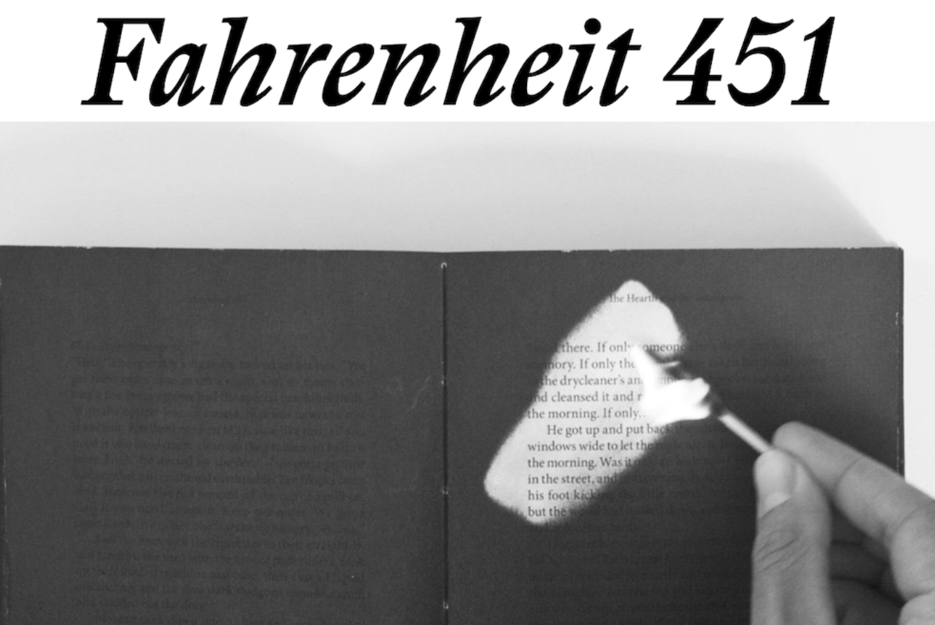 Hitzeempfindliche Ausgabe von 'Fahrenheit 451' die sich nur unter Flammen lesen lässt?