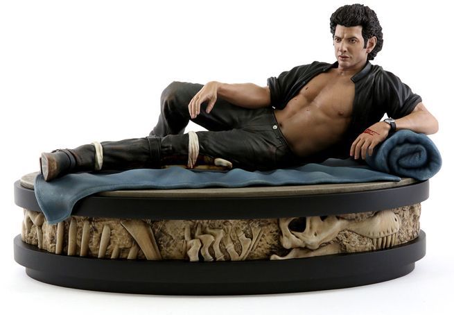 Jurassic Park's Dr. Ian Malcolm Statue