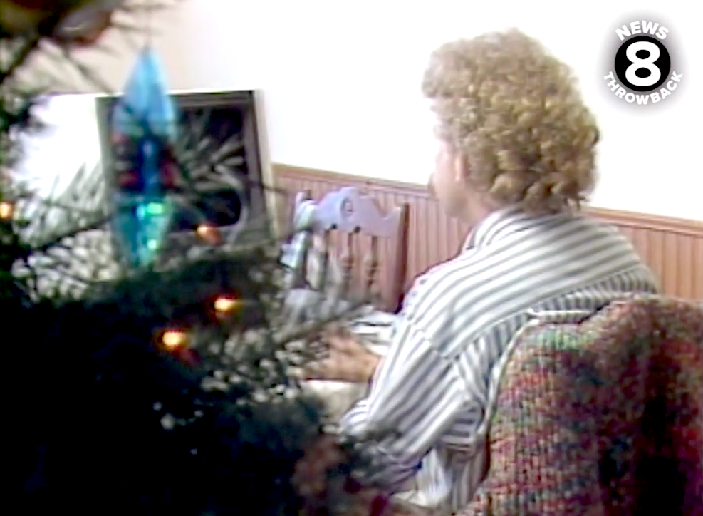 Weihnachtsshopping am PC im Jahr 1986