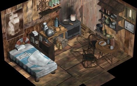A collection of every bed from Final Fantasy VII