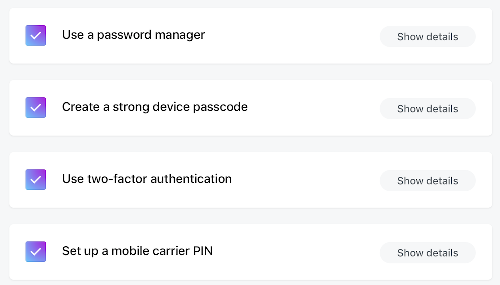 Checkliste für die sichere Nutzung des Internets