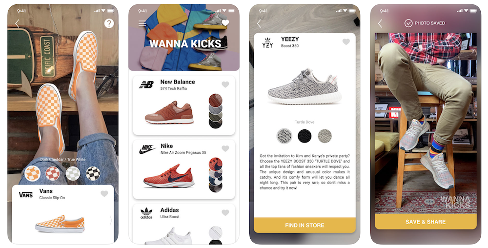 Wanna Kicks: AR Shoes Try-On Camera