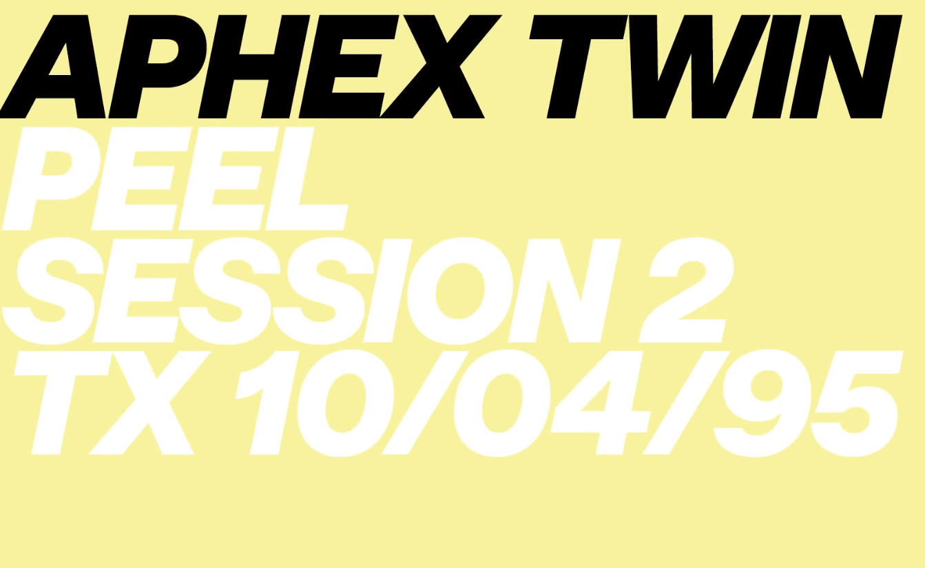 Aphex Twin • Slo Bird Whistle (Peel Session)