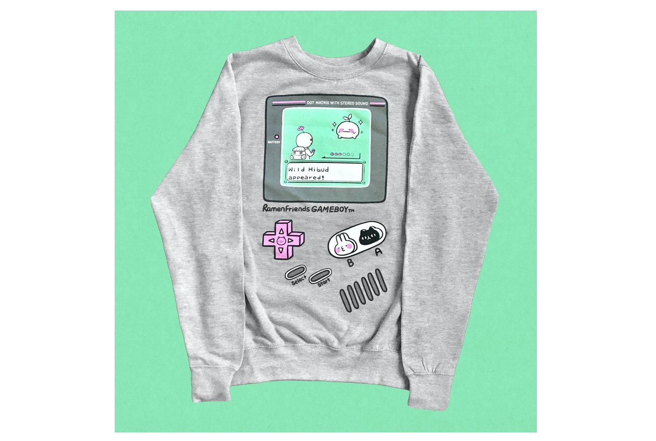 Ramen friends-GAMEBOY sweatshirt