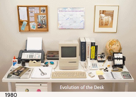 Desk Evolution (gif)