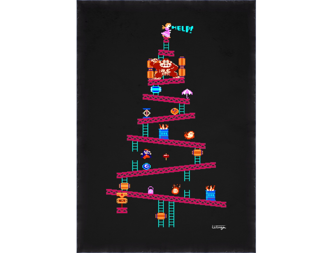 Donkey Kong Christmas Tree