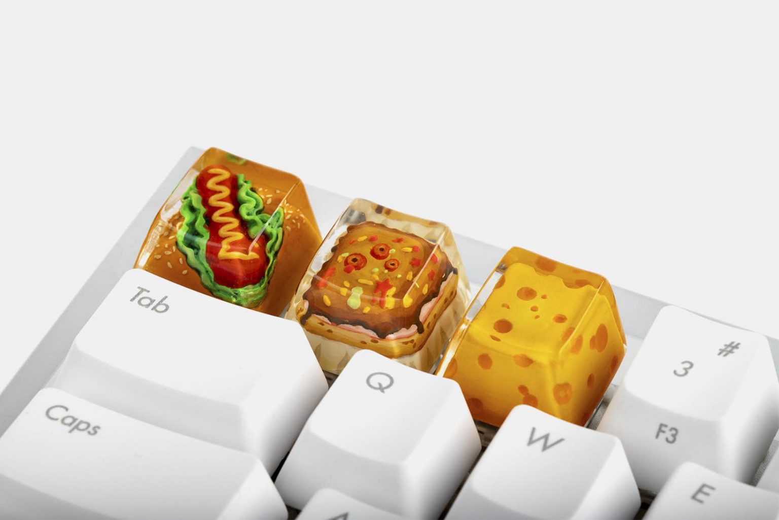 Foodie Keyboard Caps