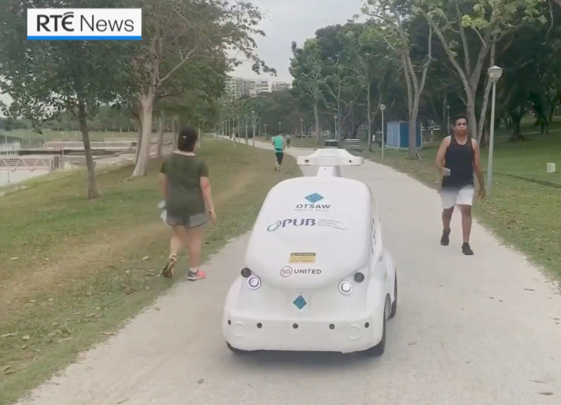 Singapore's COVID19 Robot Patrol
