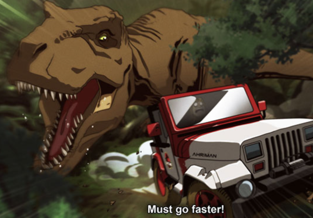 Jurassic Park Anime Style