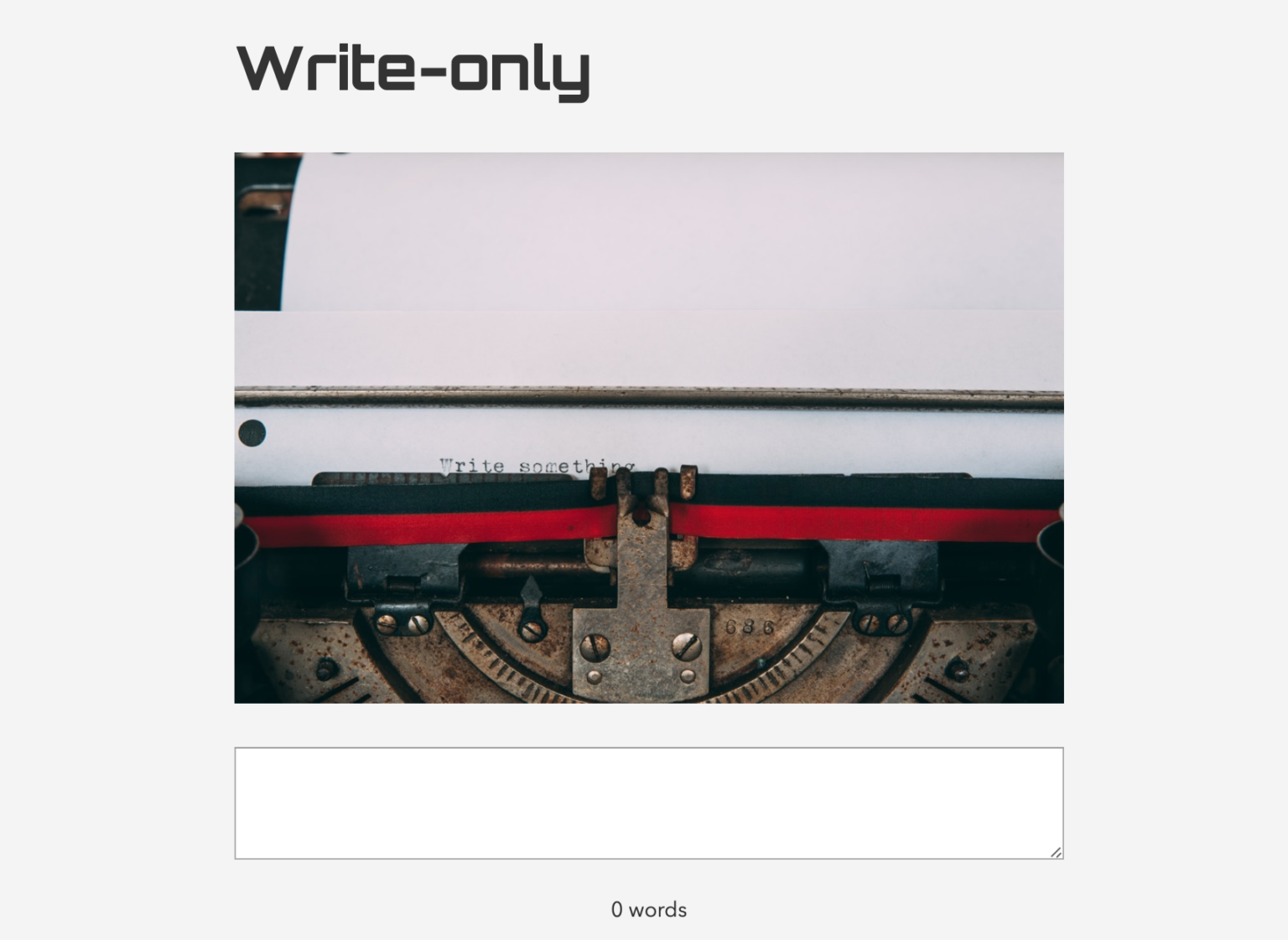 Write-only
