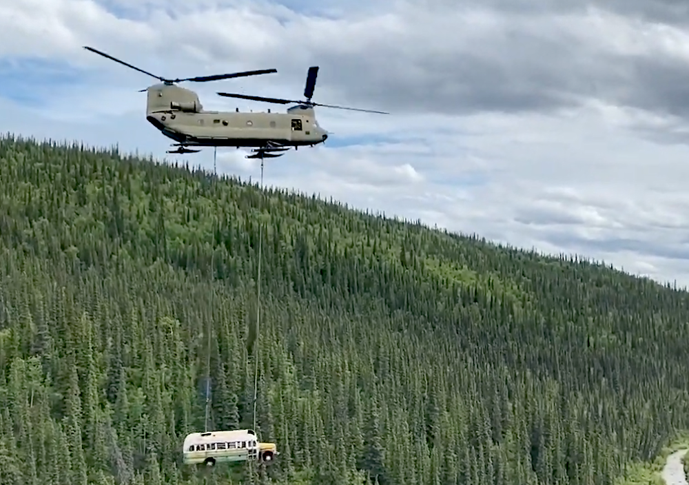 'Into the Wild Bus' removed out of the wild