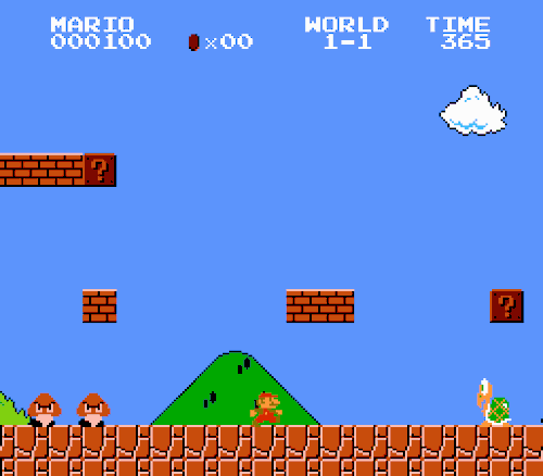 Super Mario Bros. Power Up Physics