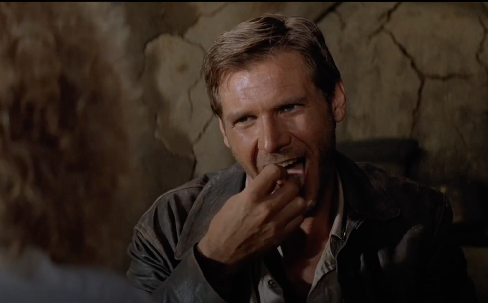 Harrison Ford Eating