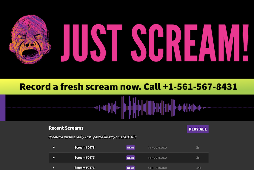 JUST SCREAM