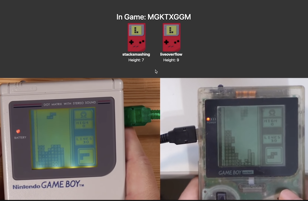 Online Multiplayer Game Boy Tetris 🕹