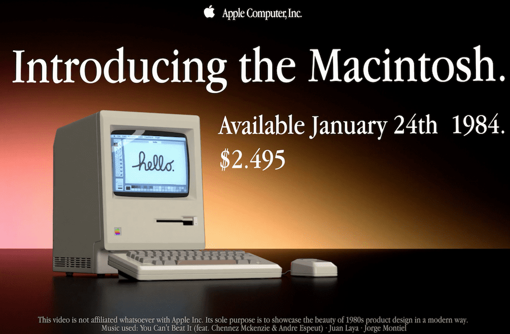 Macintosh 128k - Motion Design