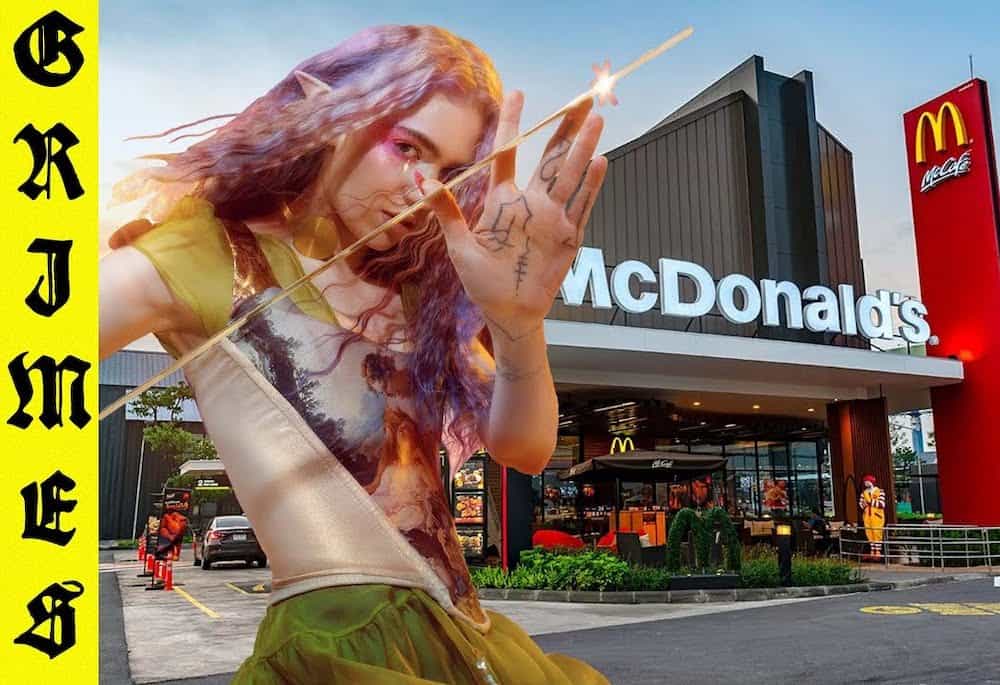 Grimes goes to McDonald's