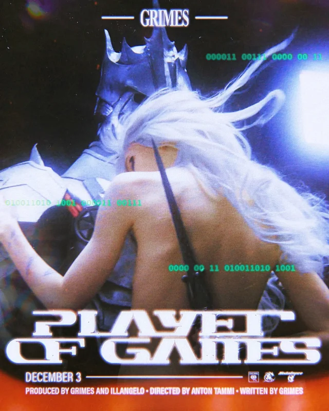 Grimes encara batalhas para libertar-se no videoclipe de Player of Games