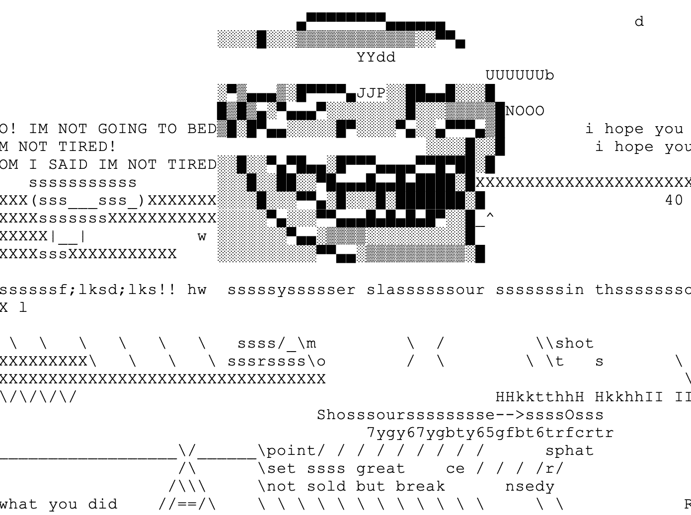 Endless ASCII Sheet