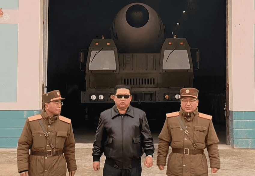 Kim Jong Un appears in strange cinematic Missile Propaganda