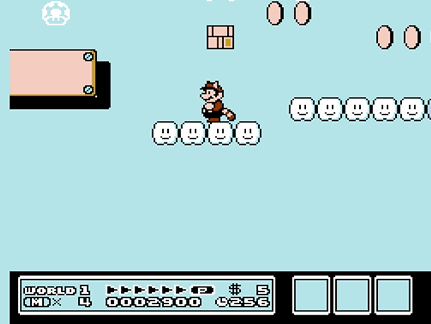 In Super Mario Bros. 3, 1-Up Mushrooms and power-ups cannot coexist
