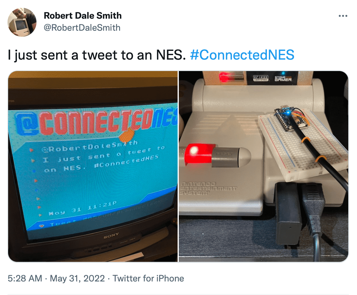 Sending Tweets to a NES
