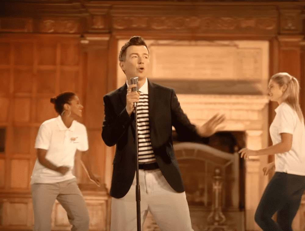 Rick Astley Recreates the Music Video for ‘Never Gonna Give You Up’ for an Insurance Ad