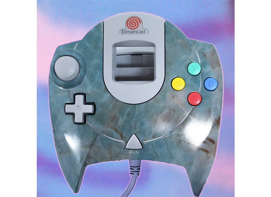 This marbled Controller for SEGA's Dreamcast