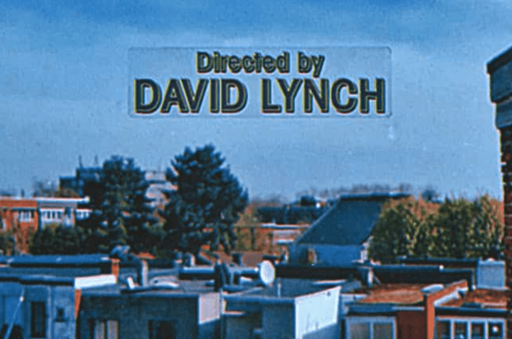 Directed by David Lynch Sticker