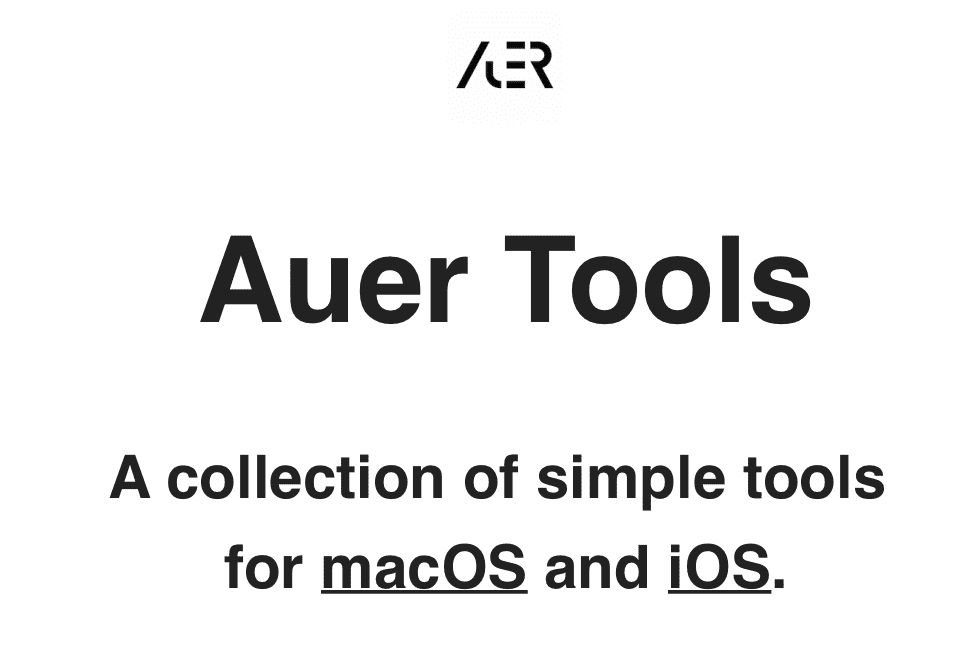 Auer Tools