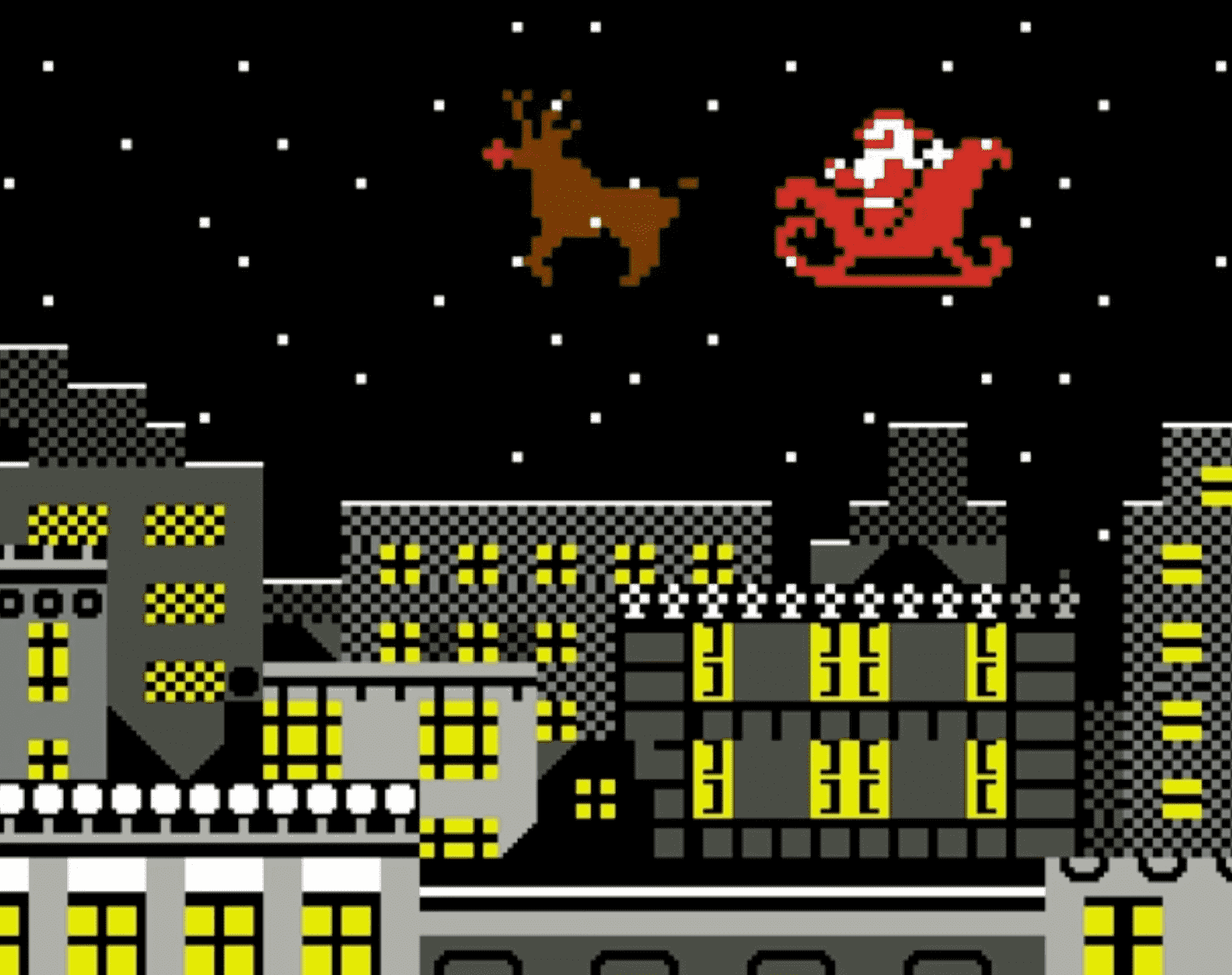 Celebrate this C64 Christmas Demo